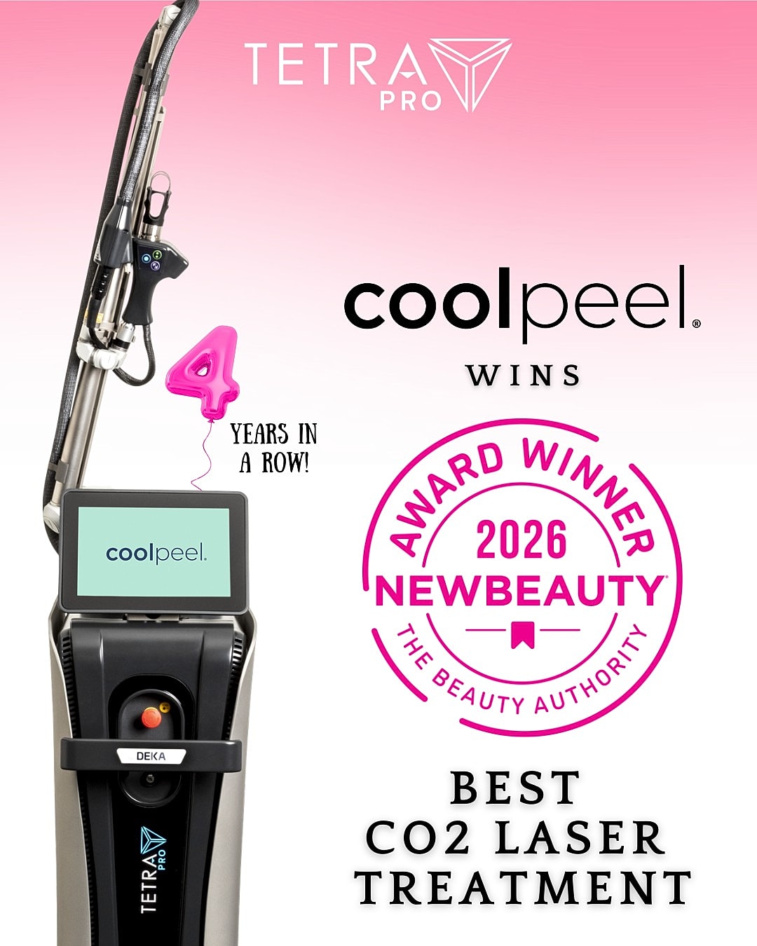 CoolPeel wins Best CO2 Laser Treatment award