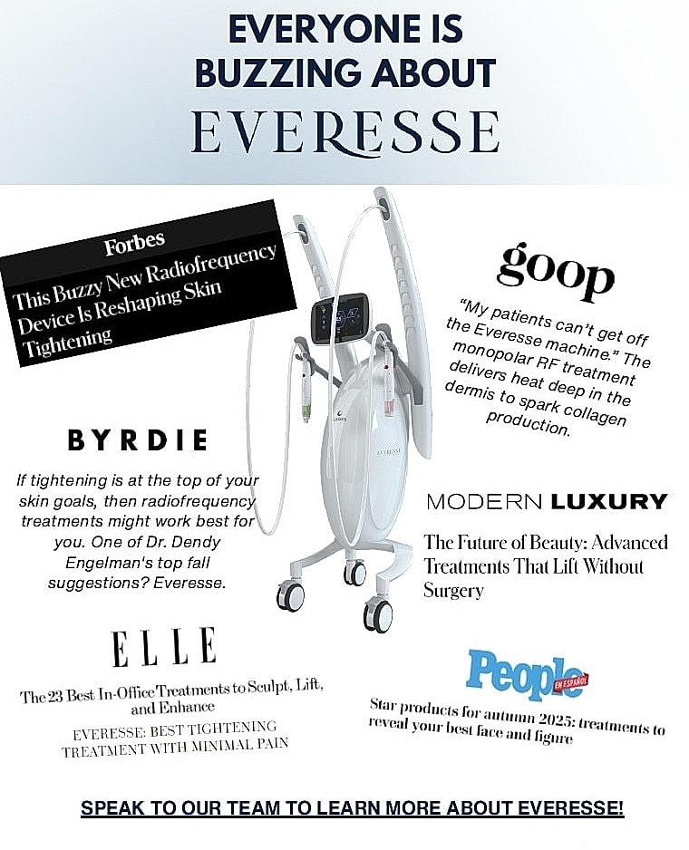 Everesse device featured in beauty publications.